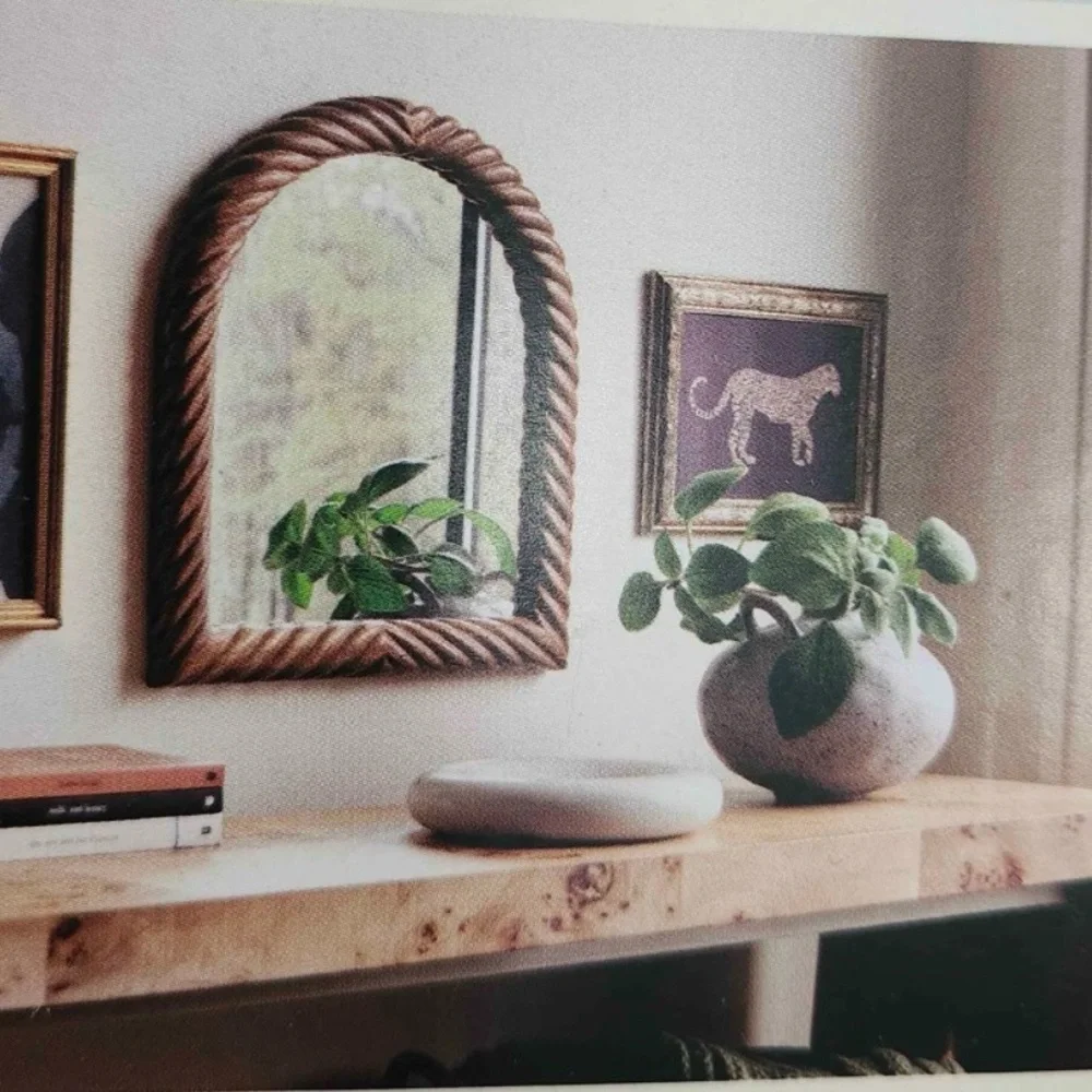 Studio McGee Textured Wood Mirror
